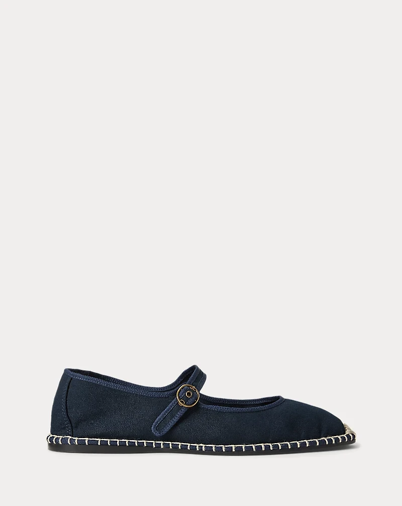 Canvas Mary Jane Espadrille