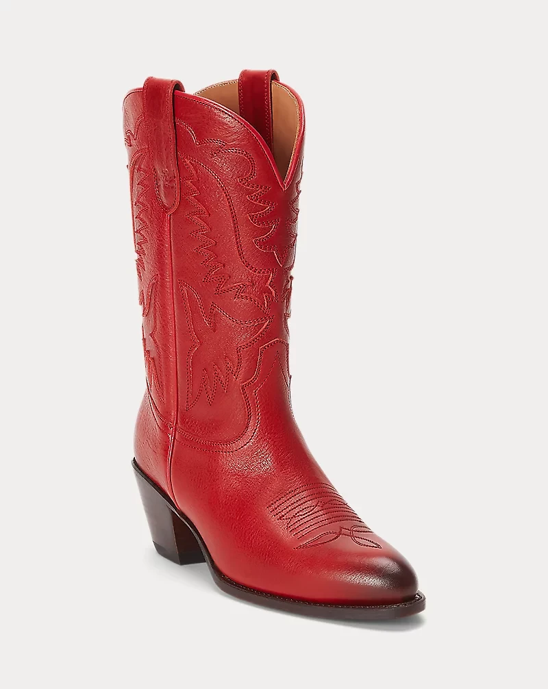 Leather Cowboy Boot