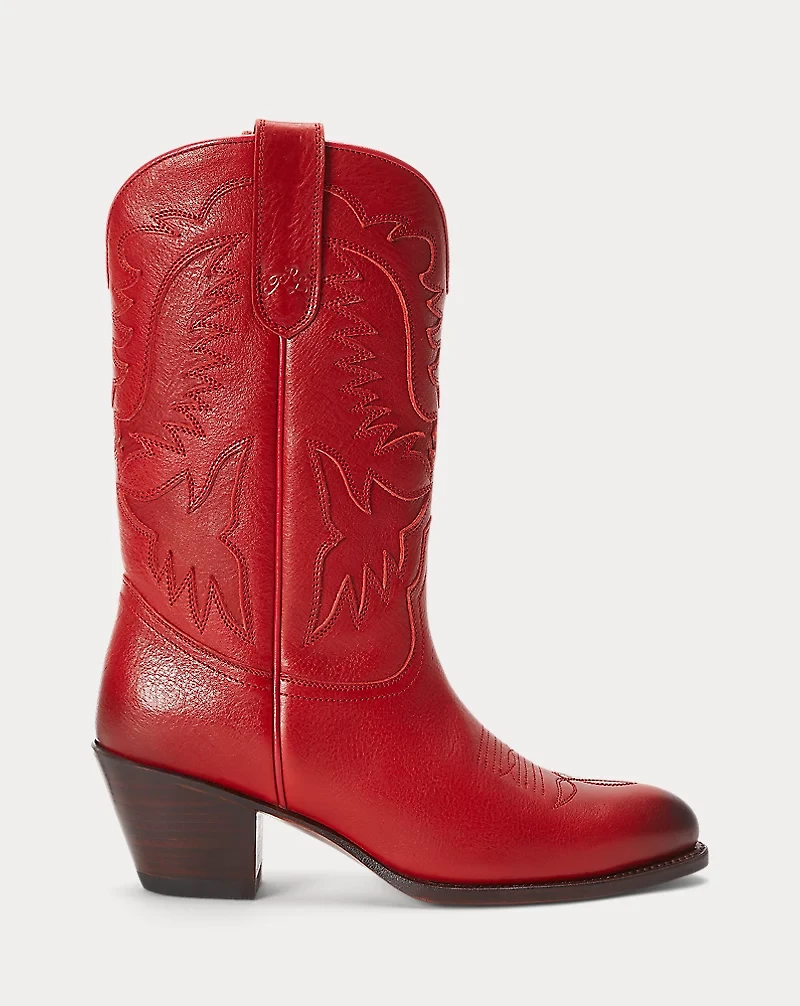 Leather Cowboy Boot