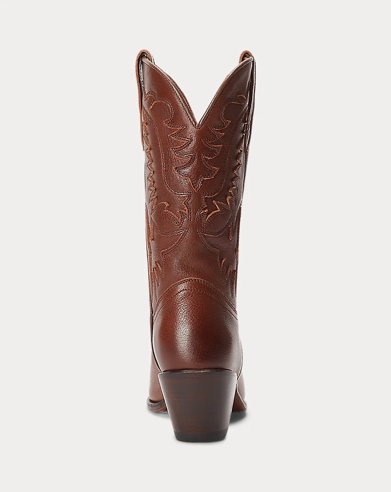 Leather Cowboy Boot