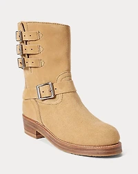 Suede Moto Boot