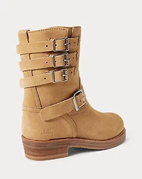 Suede Moto Boot