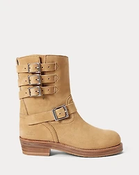 Suede Moto Boot