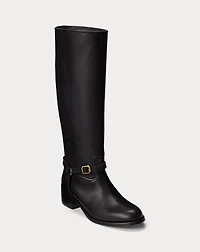 Harness Burnished Leather Riding Boot