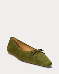 Suede Pointed Ballet Flat