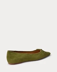 Suede Pointed Ballet Flat