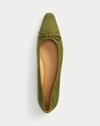 Suede Pointed Ballet Flat