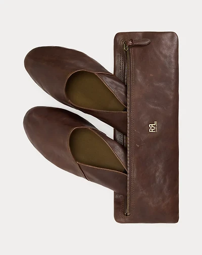 Packable Leather Slipper