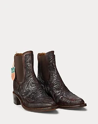 Plainview Hand-Tooled Leather Boot