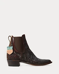 Plainview Hand-Tooled Leather Boot