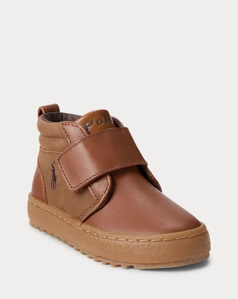 Camdyn Leather High-Top EZ Sneaker