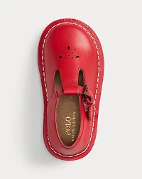 School T-Strap Leather Shoe