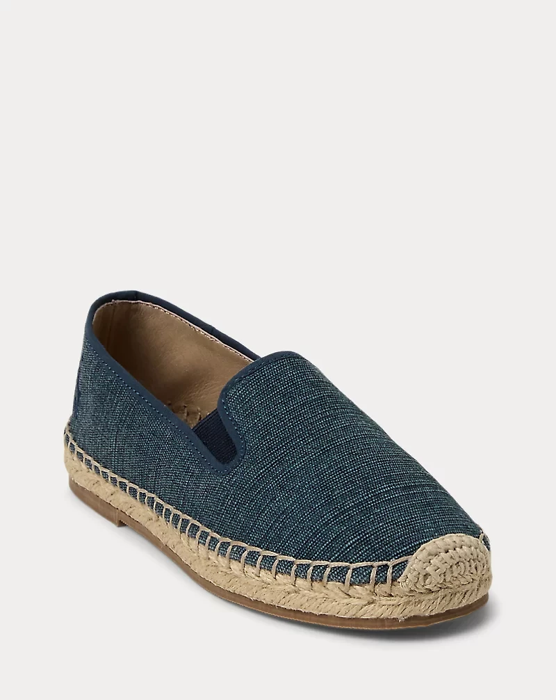 A-Line Cotton Canvas Espadrille