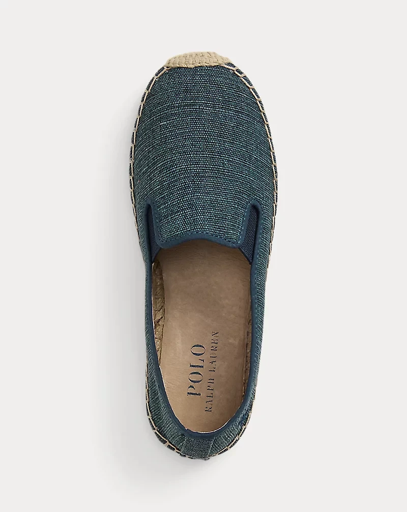 A-Line Cotton Canvas Espadrille