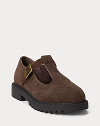 Wellsley T-Strap Suede Shoe