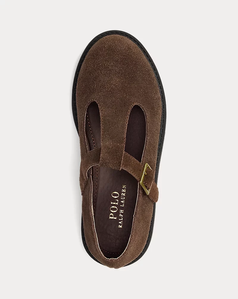 Wellsley T-Strap Suede Shoe