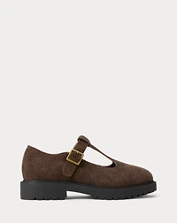 Wellsley T-Strap Suede Shoe