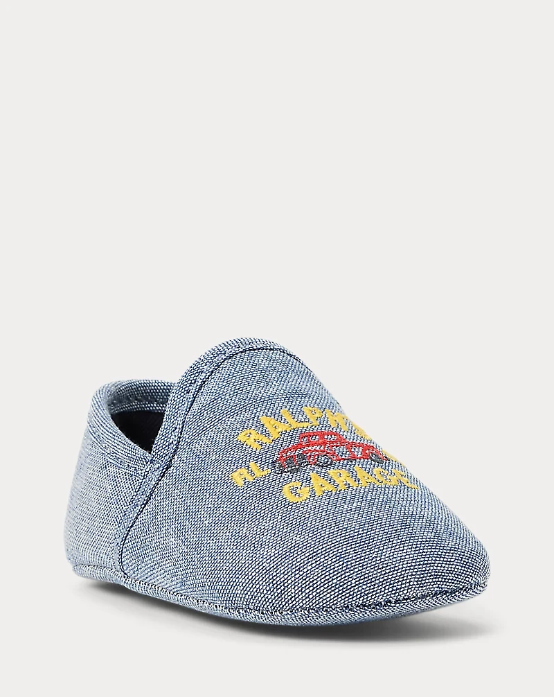 Ralph’s Garage Cotton Denim Ash Slipper