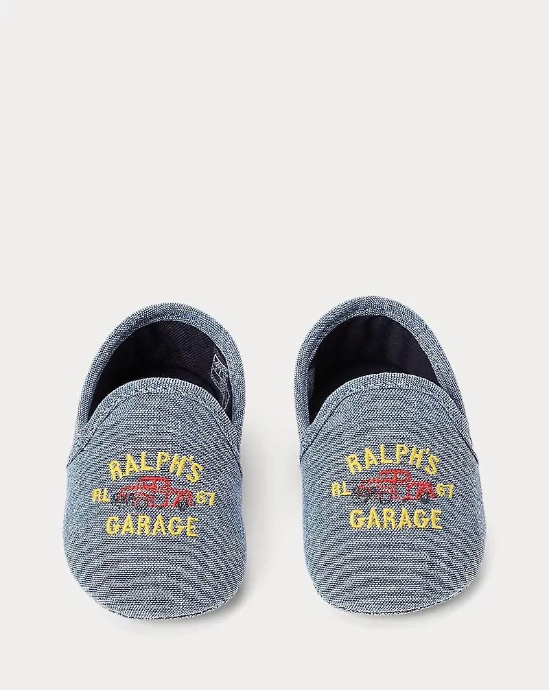 Ralph’s Garage Cotton Denim Ash Slipper