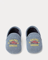 Ralph’s Garage Cotton Denim Ash Slipper