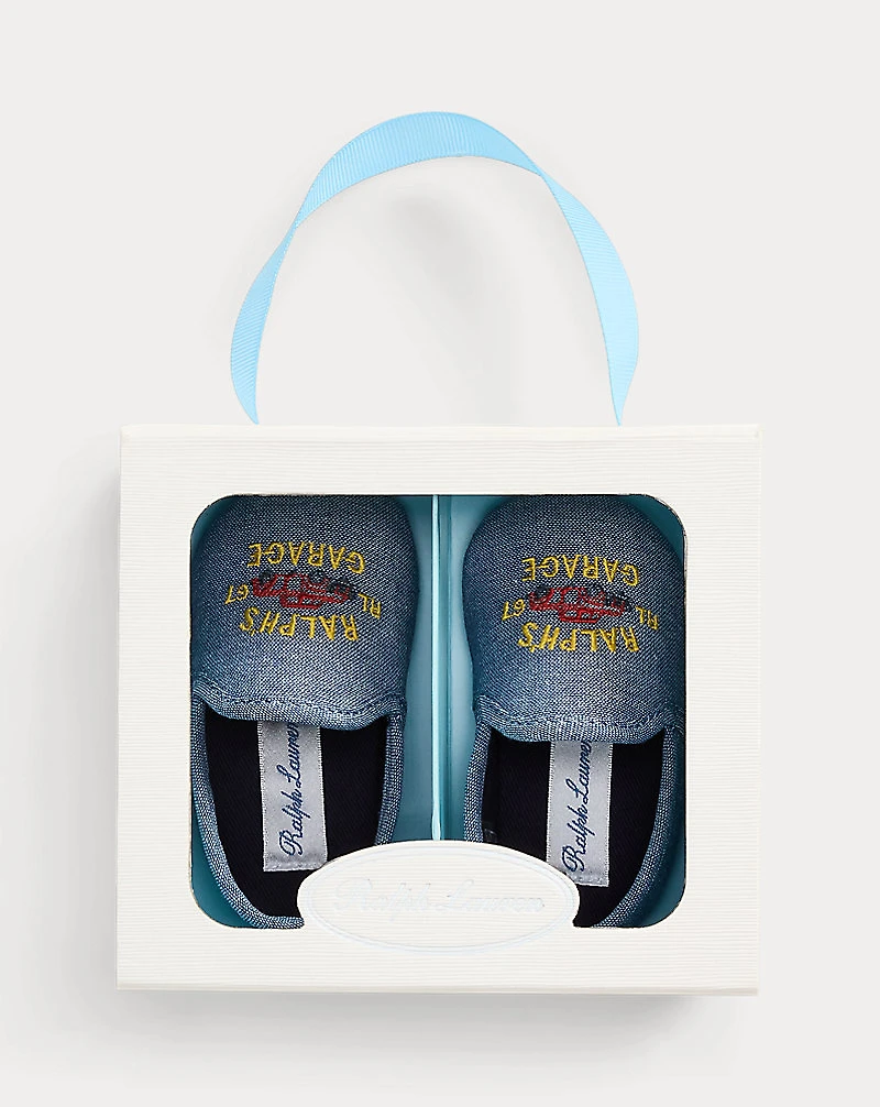 Ralph’s Garage Cotton Denim Ash Slipper