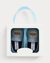 Ralph’s Garage Cotton Denim Ash Slipper