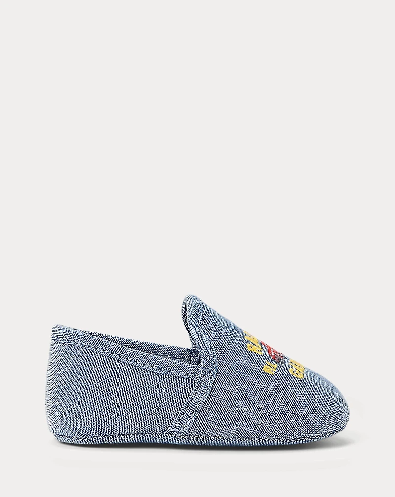 Ralph’s Garage Cotton Denim Ash Slipper