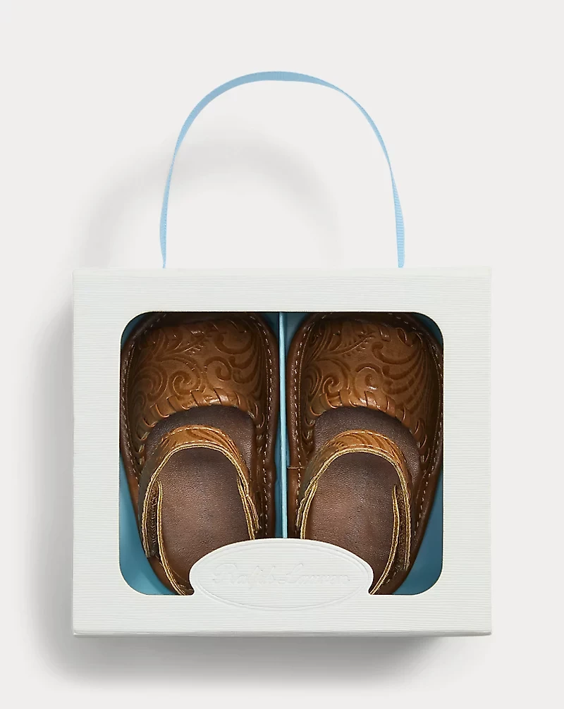 Whipstitch Faux-Leather Sandal