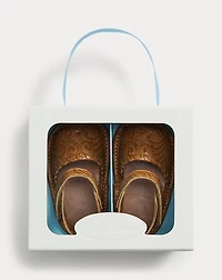 Whipstitch Faux-Leather Sandal