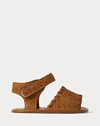 Whipstitch Faux-Leather Sandal