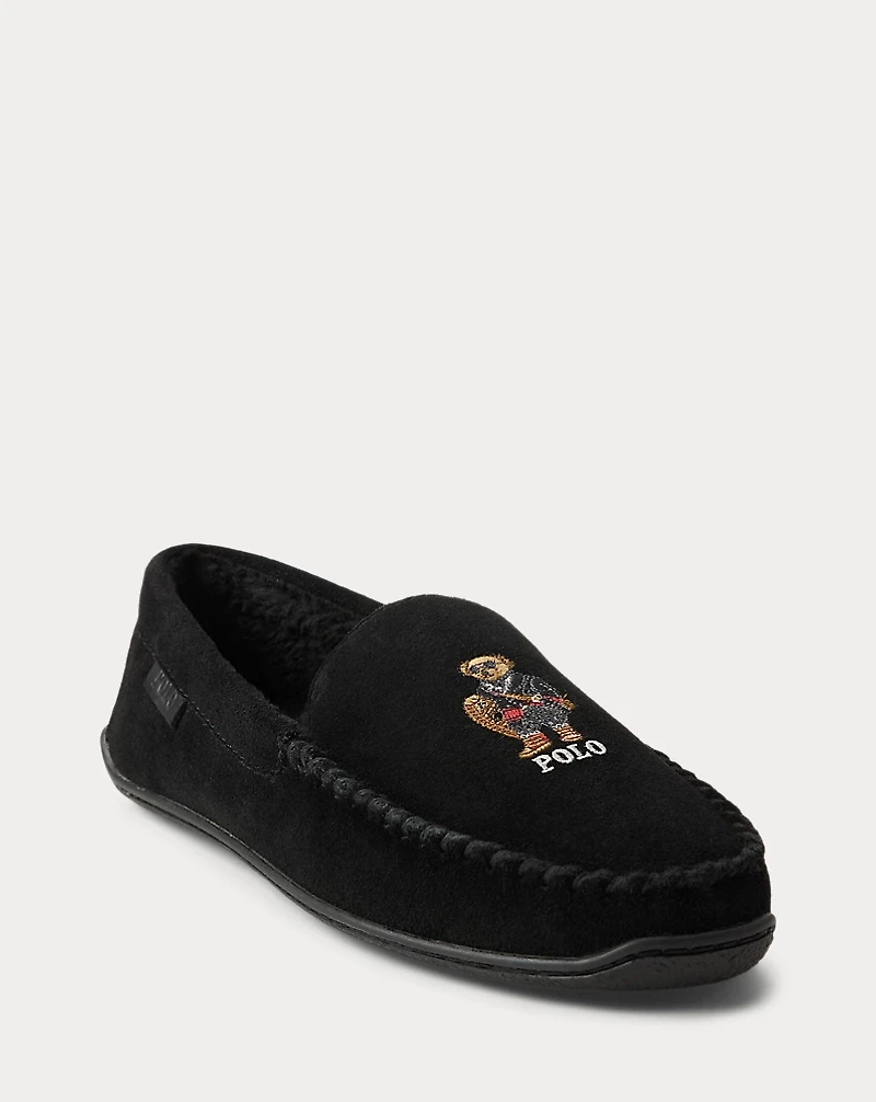 Brenan Polo Bear Suede Slipper