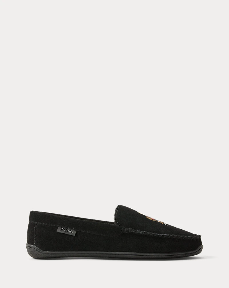 Brenan Polo Bear Suede Slipper
