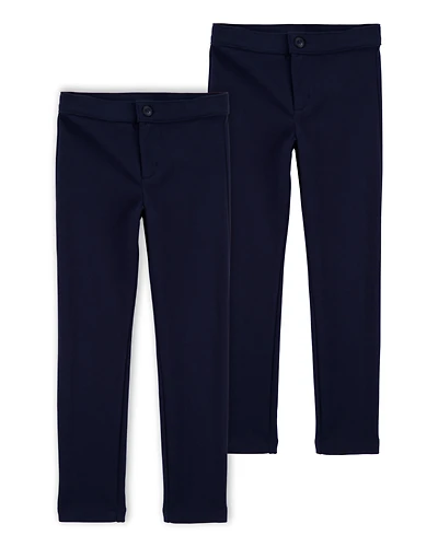 Kid -Pack Ponte Knit Uniform Pants