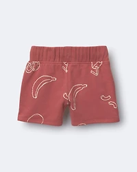 Toddler City Park™ Short in Snack Print - Red