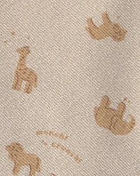 Baby Boy 2-Piece Animal Cracker French Terry Sweatshirt & Pant Set - Cream