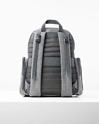 Luna Backpack Diaper Bag - Heather Grey