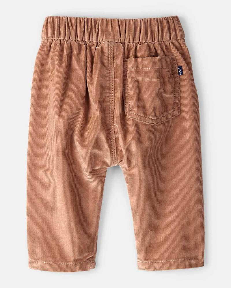 Baby Boy Corduroy Pants - Brown