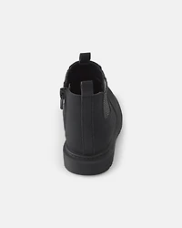 Toddler Boy Ankle Boots - Black