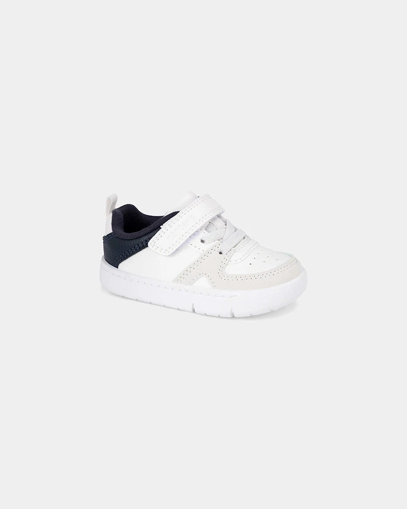Baby Boy Every Step® First Walker Color Block Sneakers - Green/White/Tan