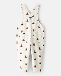 Baby Bear Corduroy Overalls - Cream