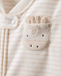Baby Loose Fit Long-Sleeve Wearable Blanket - Cream