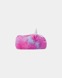 Girls Unicorn Ombre Slippers - Pink/Blue