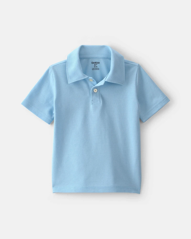 Toddler Boy -Pack Uniform Piqué Polo Shirts