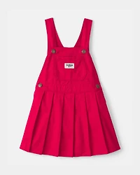 Toddler Girl Pleated Skirtall - Red