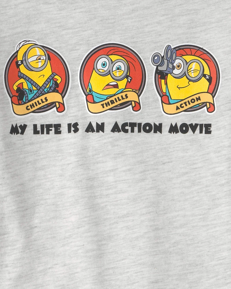 Toddler Despicable Me Minions Graphic Tee - Grey