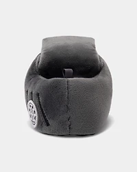 Toddler Boy Truck Slippers - Yellow/Grey