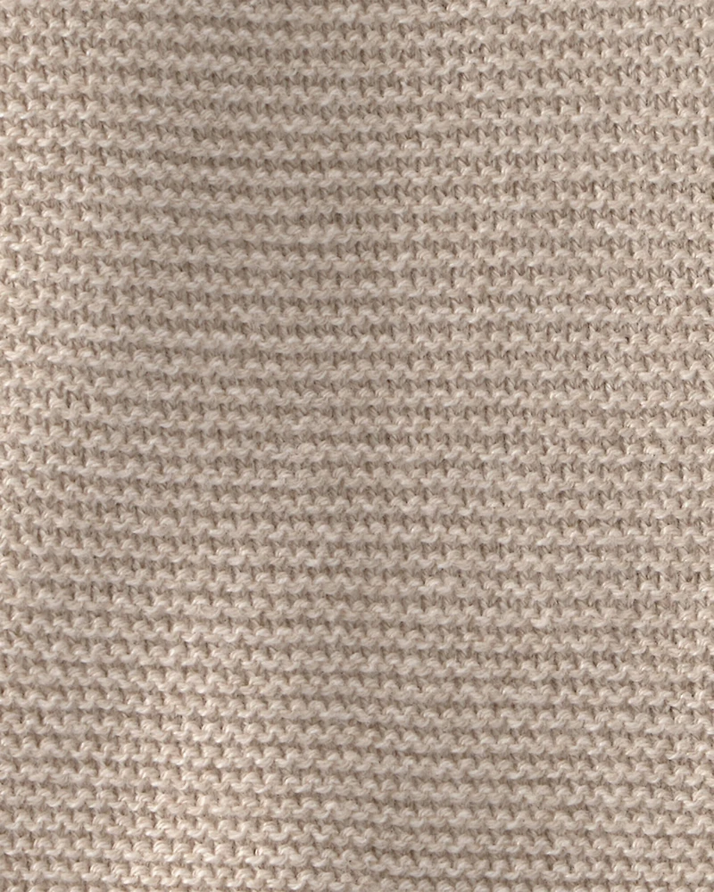 Baby Boy 2-Piece Polo Shirt & Denim Short Set - Brown/Blue