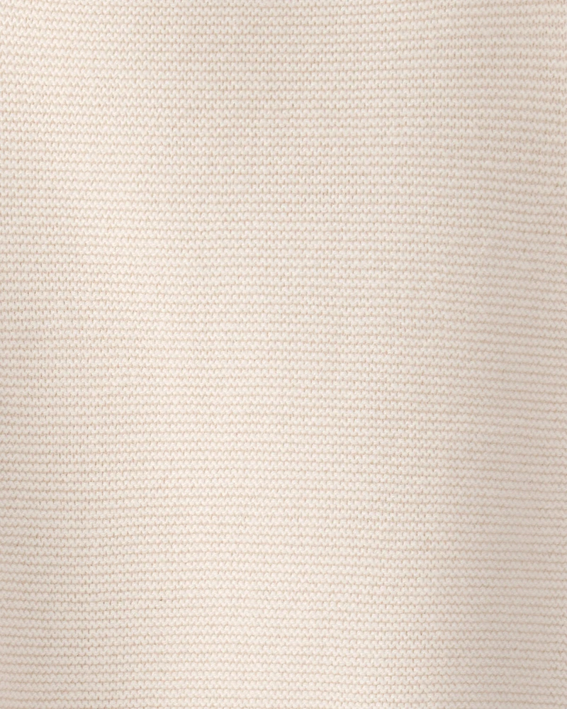 Girls Sweater Top - Cream