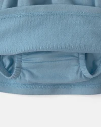 Baby Girl French Terry Skort - Blue