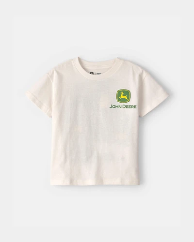 Toddler Boy John Deere Graphic Tee - Cream